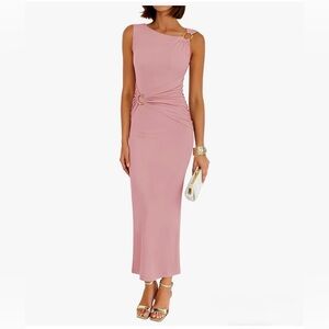 NWT Pink Sleeveless Bodycon Dress-S
